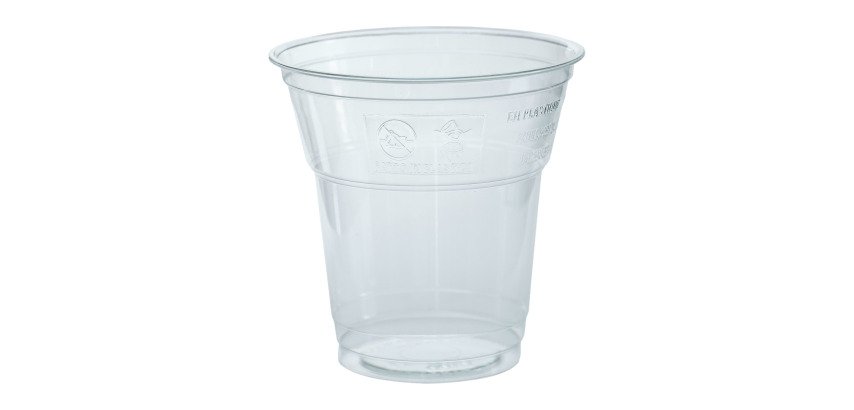 Bicchieri in PLA 160/200 ml Natural Bibo – 50 pz