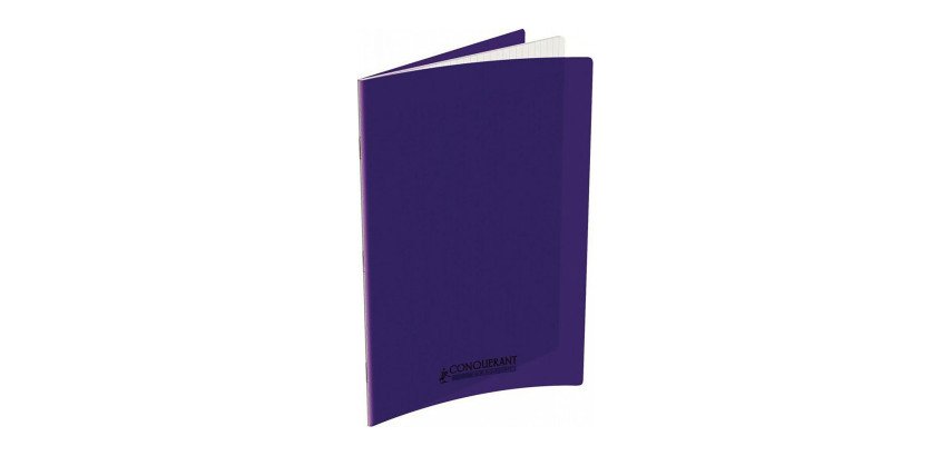 Cahier piqûre Conquérant Classique 24 x 32 cm grands carreaux 48 pages