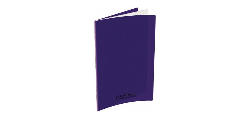 Cahier piqûre Conquérant Classique 24 x 32 cm grands carreaux 48 pages