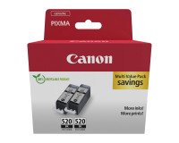 Canon PGI520 Pack 2 cartouches noire pour imprimante jet d'encre
