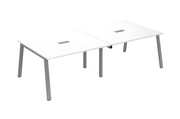 Extension table de réunion modulable ECLA L 140 x P 126 piétement métal