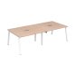 Extension table de réunion modulable ECLA L 140 x P 126 piétement métal