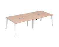 Extension table de réunion modulable ECLA L 140 x P 126 piétement métal