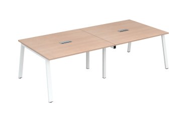 Extension table de réunion modulable ECLA L 140 x P 126 piétement métal