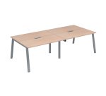Extension table de réunion modulable ECLA L 140 x P 126 piétement métal