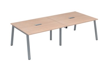 Extension table de réunion modulable ECLA L 140 x P 126 piétement métal