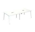 Extension table de réunion modulable ECLA L 140 x P 126 piétement métal