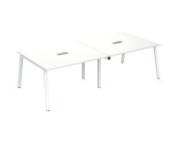 Extension table de réunion modulable ECLA L 140 x P 126 piétement métal