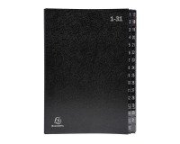 Classificatore 32 scomparti 1-31 nero