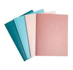 Portalistino 40 buste - 80 viste Skandi colori pastello assortiti