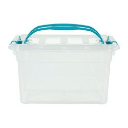 Boîte de rangement plastique 13 L WHITEFURZE Allstore Carry Box- incolore