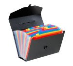 Trieur valisette polypropylène Viquel Rainbow Class - 24 onglets