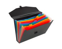 Trieur valisette polypropylène Viquel Rainbow Class - 13 onglets