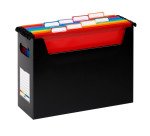 Bac de classement Viquel Rainbow Class pour dossiers suspendus - noir