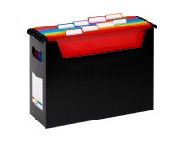 Bac de classement Viquel Rainbow Class pour dossiers suspendus - noir
