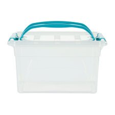 Boîte de rangement plastique 7 L WHITEFURZE Allstore Carry Box- incolore