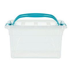 Boîte de rangement plastique 7 L WHITEFURZE Allstore Carry Box- incolore