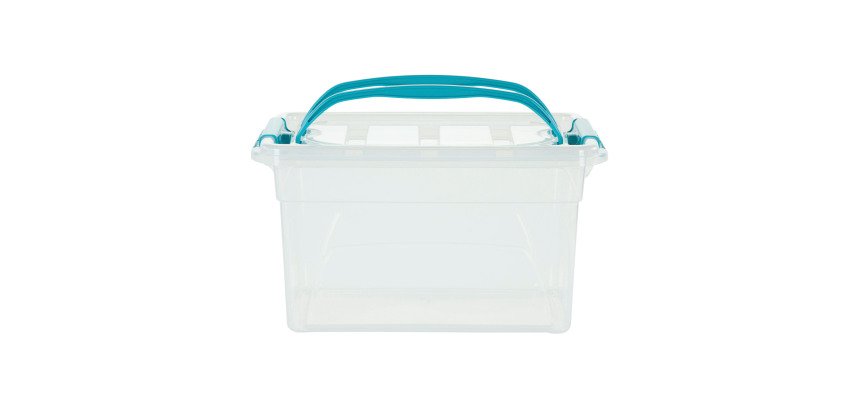 Boîte de rangement plastique 7 L WHITEFURZE Allstore Carry Box- incolore