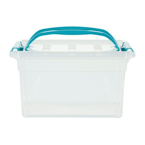 Boîte de rangement plastique 7 L WHITEFURZE Allstore Carry Box- incolore