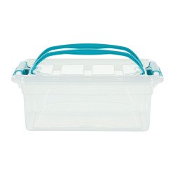 Boîte de rangement plastique 5 L WHITEFURZE Allstore Carry Box- incolore