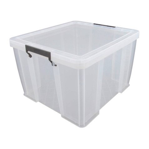 Opbergdoos plastic 48 L WHITEFURZE Allstore - kleurloos