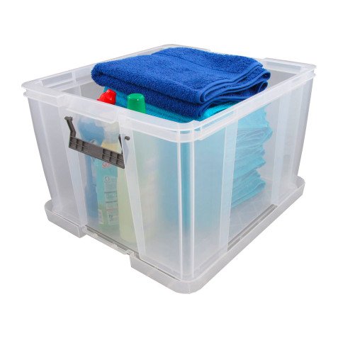 Boîte de rangement plastique 48 L WHITEFURZE Allstore - incolore