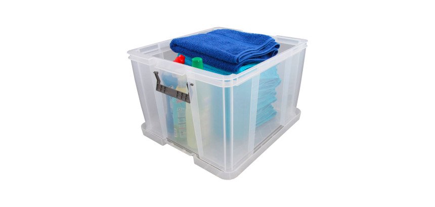 Boîte de rangement plastique 48 L WHITEFURZE Allstore - incolore