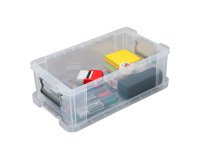 Caja de almacenamiento apilable de plástico WHITEFURZE Allstore de 5,8 L
