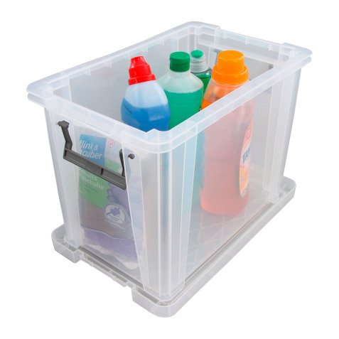 Boîte de rangement plastique 26 L WHITEFURZE Allstore - incolore