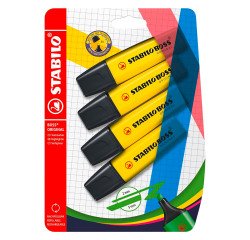 Surligneur Stabilo Boss - Etui de 4