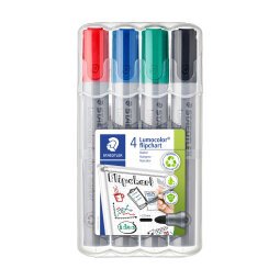 Marcatori per lavagne STAEDTLER Lumocolor Tonda assortito 4 unità