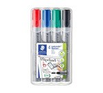 Marcatori per lavagne STAEDTLER Lumocolor Tonda assortito 4 unità