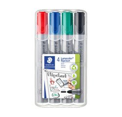 Marcatori per lavagne STAEDTLER Lumocolor Tonda assortito 4 unità