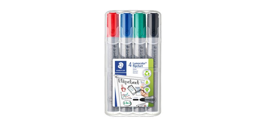 Marcatori per lavagne STAEDTLER Lumocolor Tonda assortito 4 unità