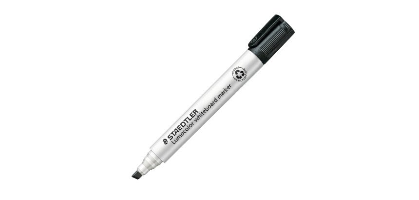 STAEDTLER 351 Whiteboard Marker Medium Bullet Black Pack of 10