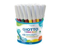 Pennarelli GIOTTO Turbo Maxi assortiti 48 pezzi