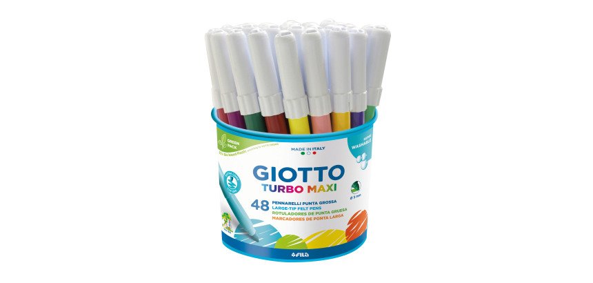 Pennarelli GIOTTO Turbo Maxi assortiti 48 pezzi