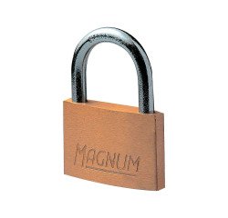 Brass key padlock, 30 mm
