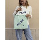 Bolsa Tote Bag Shopper acolchada con cremallera serie MILAN 430 since 1918