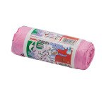 Sacchetti per il bagno - profumati con lacci - 40x50 cm - rosa trasparenti - 20 pz