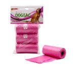 Sacchetti per deiezioni e multiuso DOGSAC - 22 x 32 cm - rosa - conf da 20