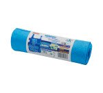 Sacchetti per rifiuti – profumati e con lacci - 75 x 80 cm - 70 lt - Azzurro trasparente - 15 unità