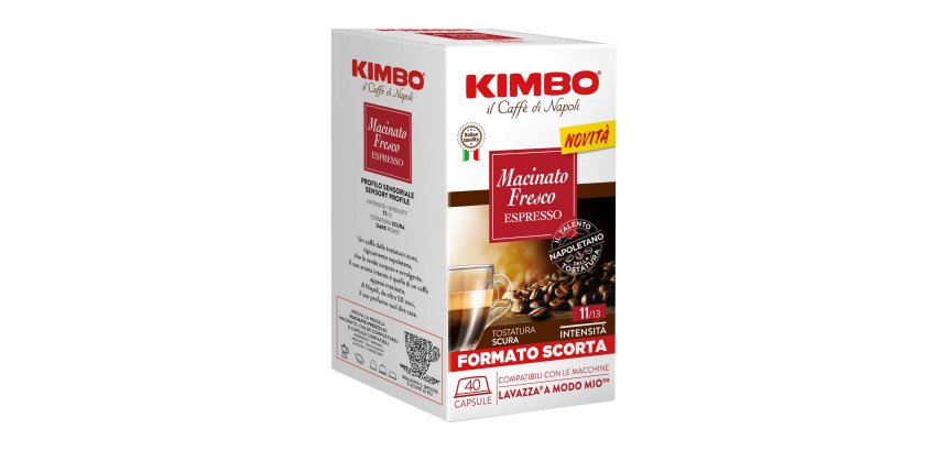Capsule compatibili A Modo Mio Macinato fresco espresso Kimbo – 40 pz