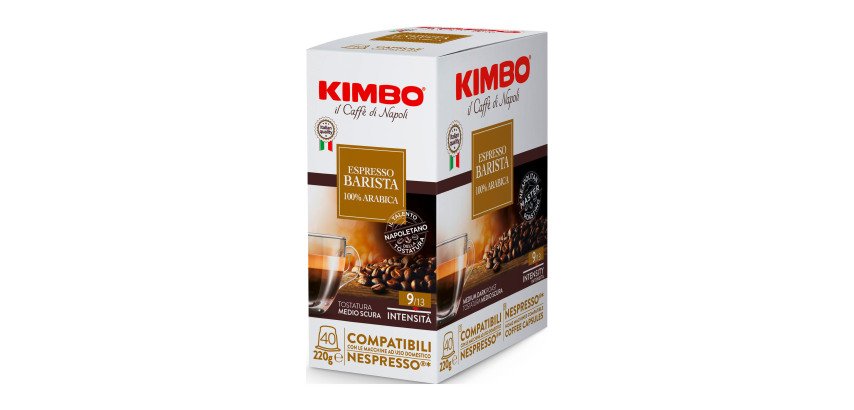 Capsule caffe compatibili Nespresso Barista Kimbo – 40 pz