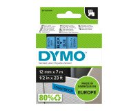 Dymo nastro 12mmx7m nero-blu