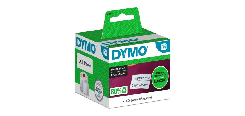 Etichette per badge 41 mm x 89 mm cf 300