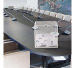 Urna con lucchetto 25x25x25 - trasparente