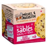 Petits sablés aux éclats de chocolat Michel et Augustin - Boîte de 18