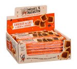 Barre de 4 petits carrés à croquer chocolat au lait et caramel Michel et Augustin - Boîte de 18