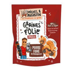 Madagascar Smoked Pepper nuts and Onion Madness Seeds Michel and Augustin - 95 g Sachet